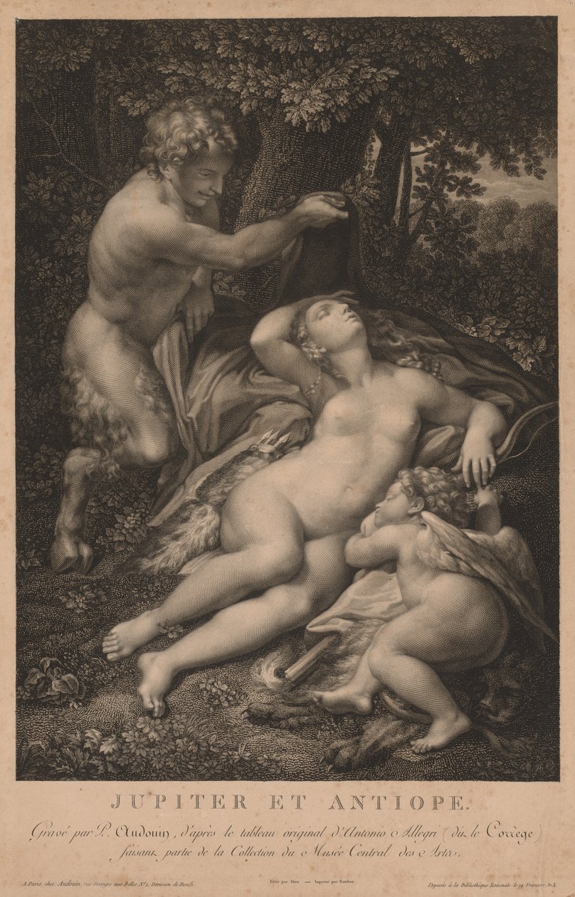 Júpiter e Antíope de Pierre Audouin