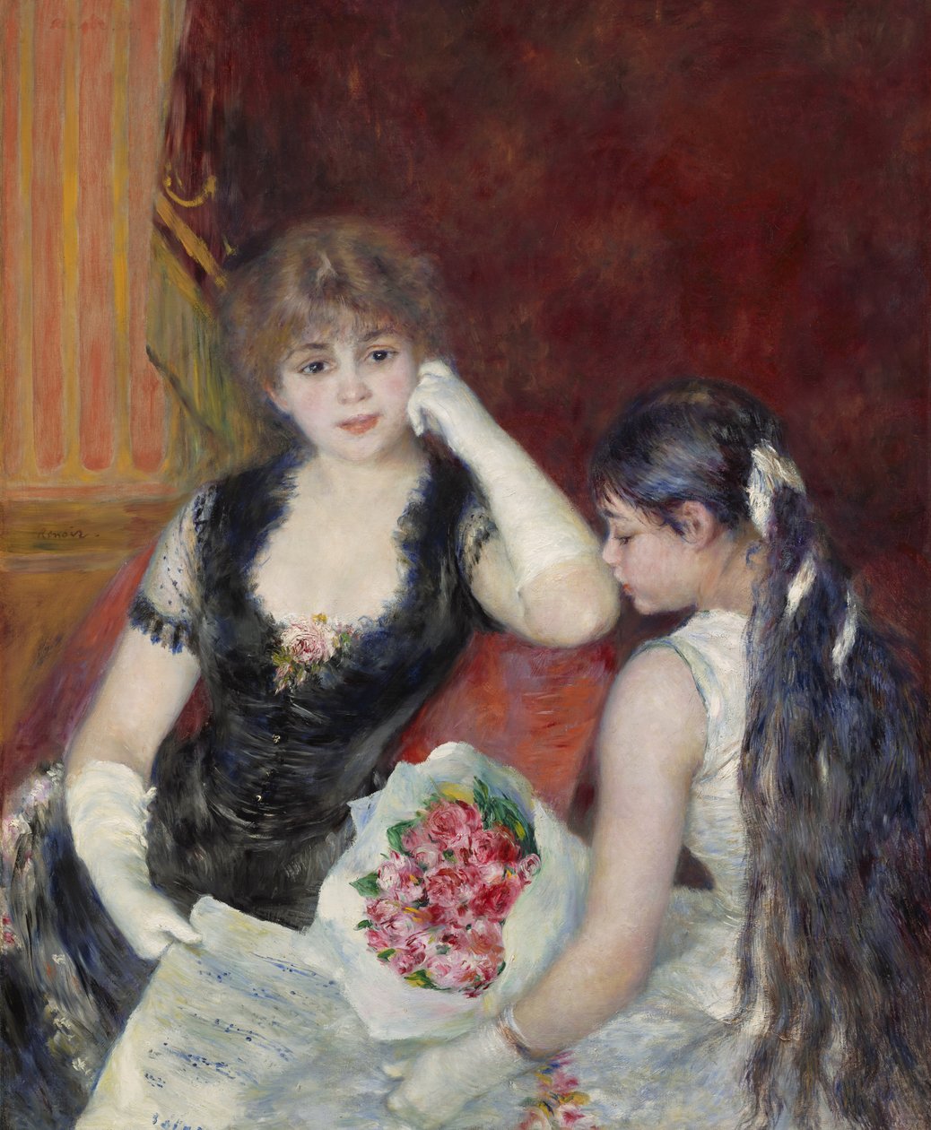 Uma caixa no teatro de Pierre Auguste Renoir