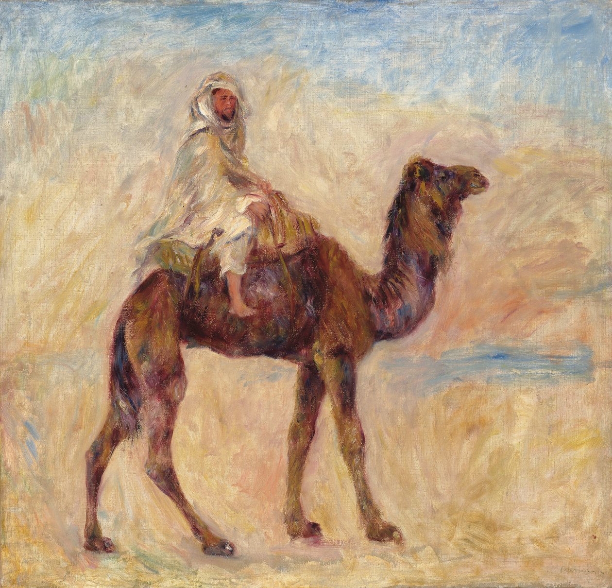 Para camelo; A Dos de Cameau, 1881 de Pierre Auguste Renoir