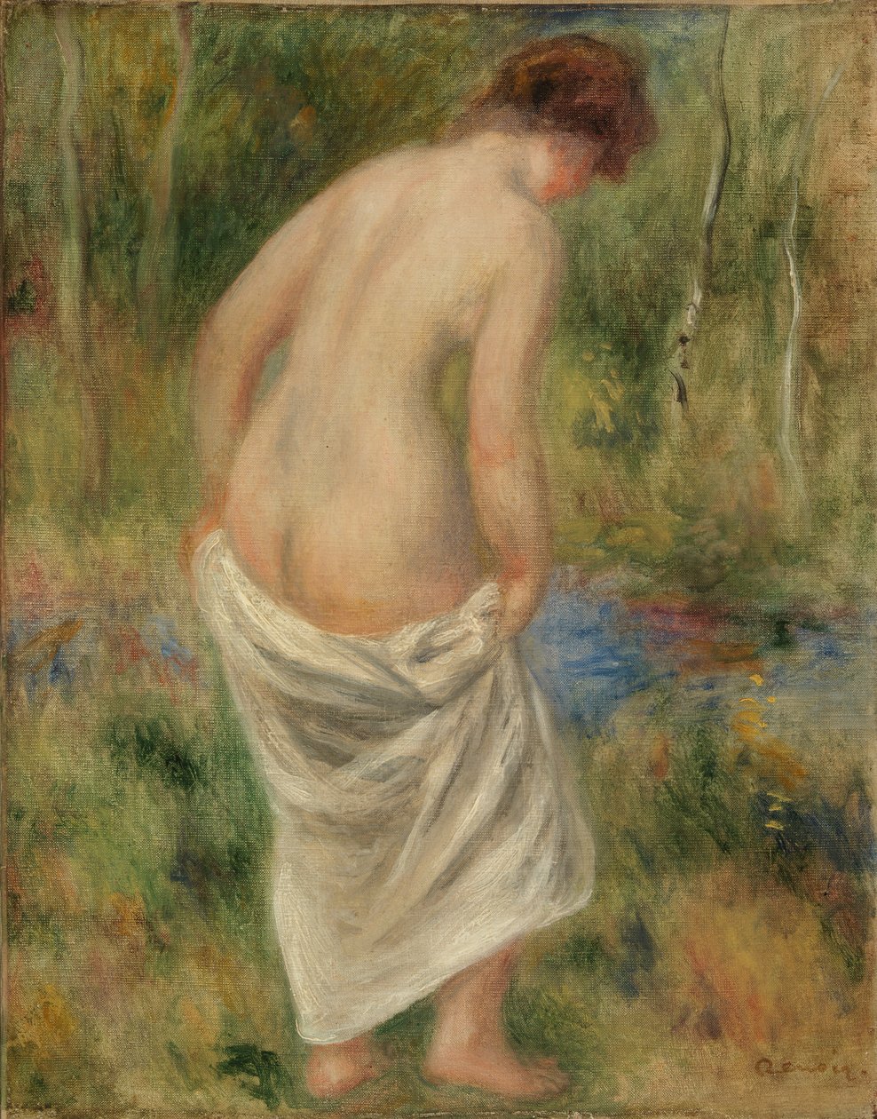 Depois do banho de Pierre Auguste Renoir