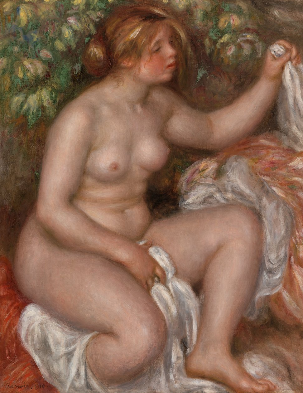 Depois do banho de Pierre Auguste Renoir