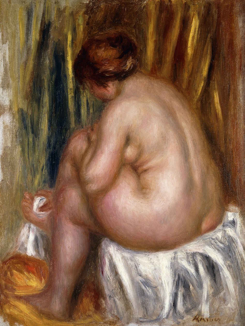 Depois do banho de Pierre Auguste Renoir