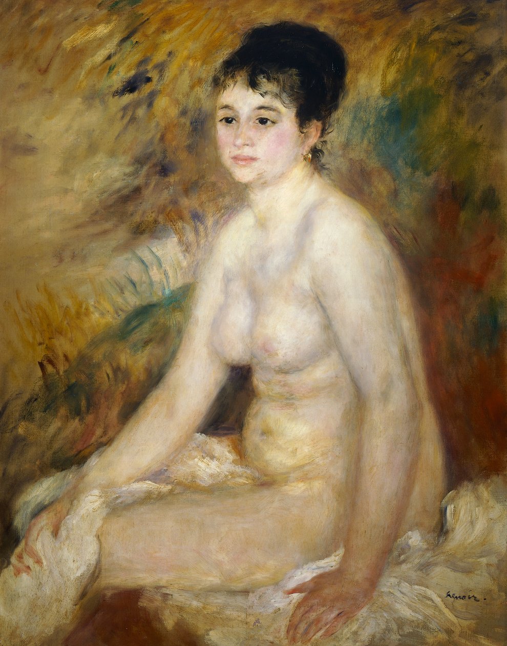 Depois do banho de Pierre Auguste Renoir
