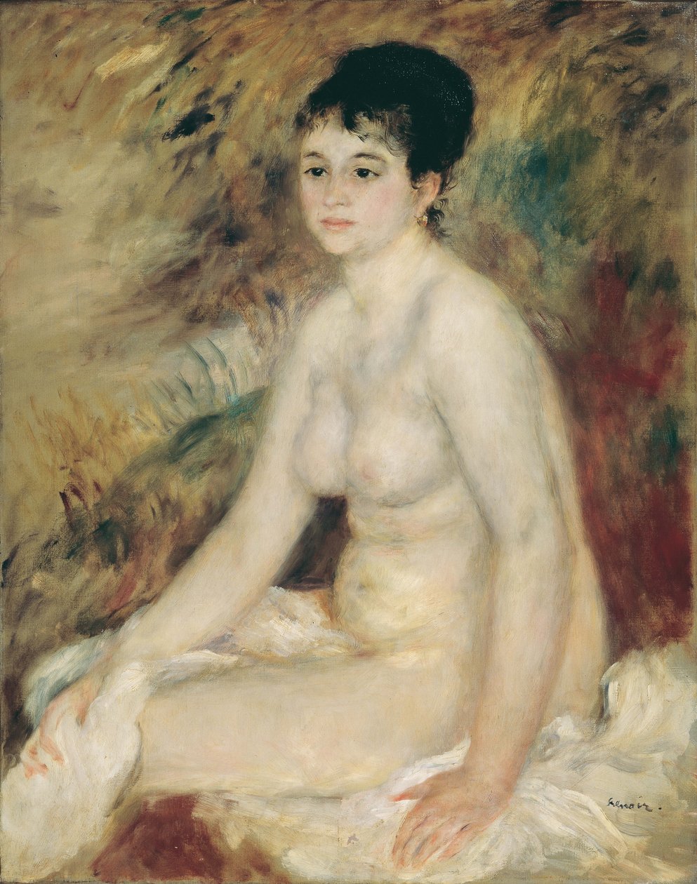 Depois do banho, 1876. de Pierre Auguste Renoir