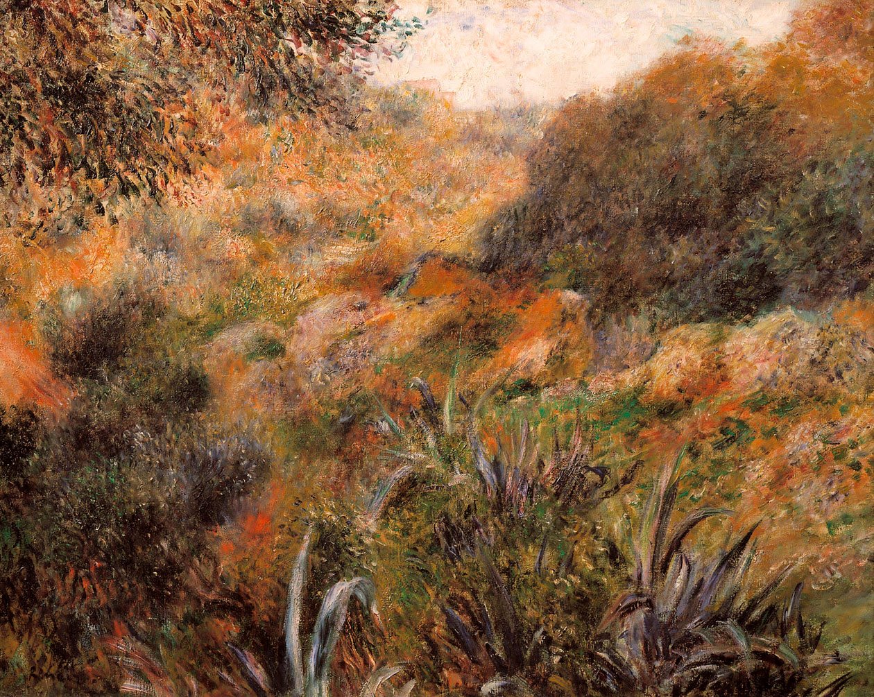 A paisagem argelina, a ravina da mulher selvagem de Pierre Auguste Renoir