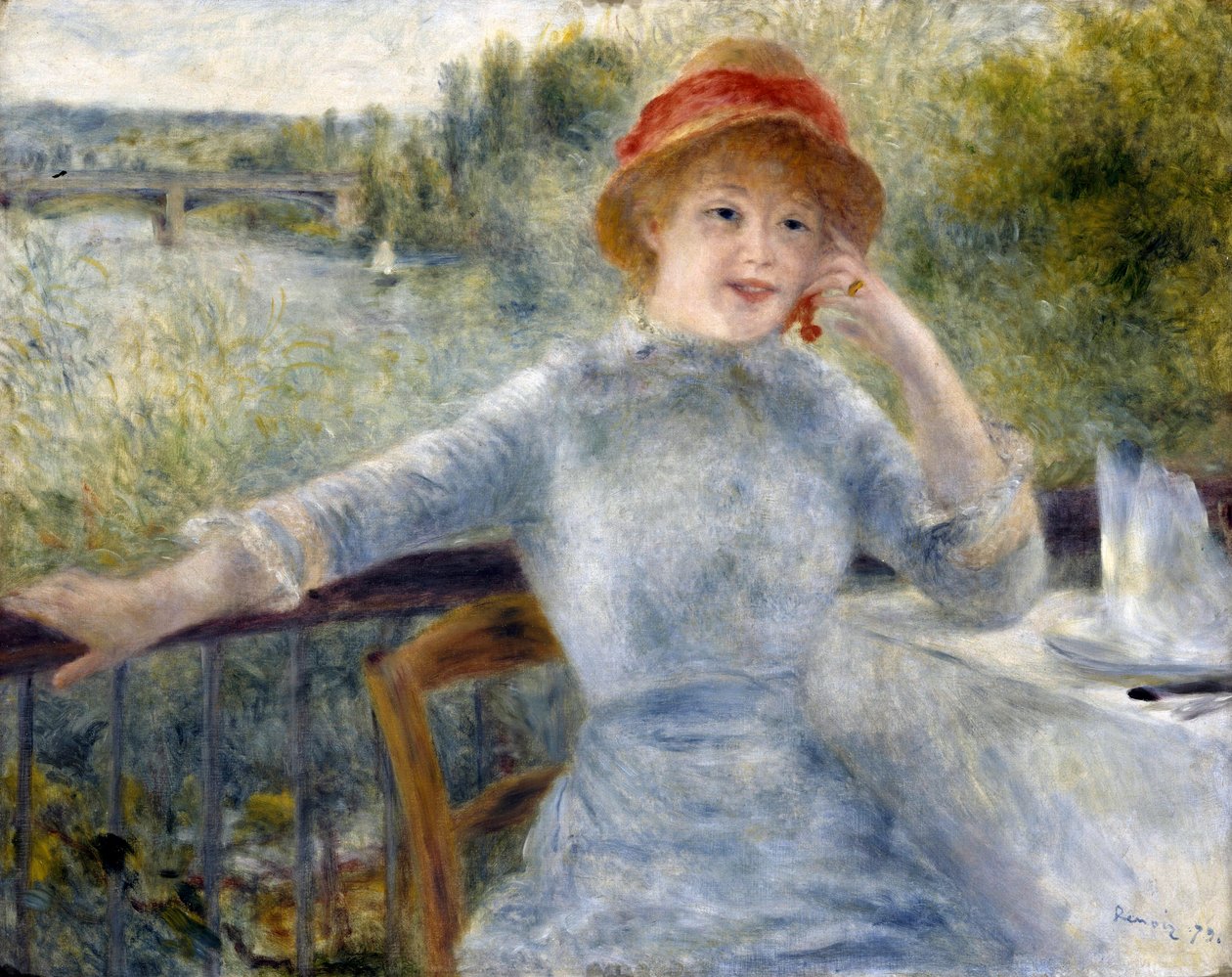 Alphonsine Fournaise, 1879 de Pierre Auguste Renoir