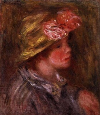 Andree, c.1917 (óleo sobre tela) de Pierre Auguste Renoir