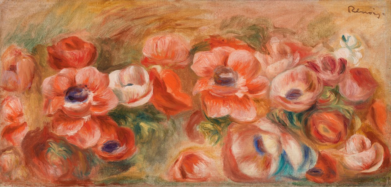 Anémonas (Anemonas) de Pierre Auguste Renoir