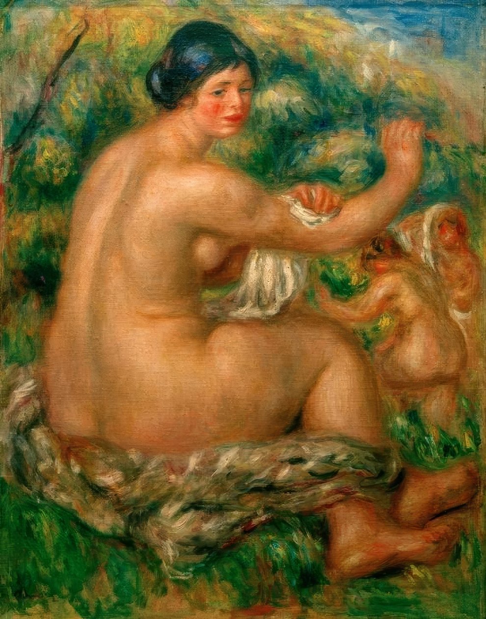 Depois do banho de Pierre Auguste Renoir