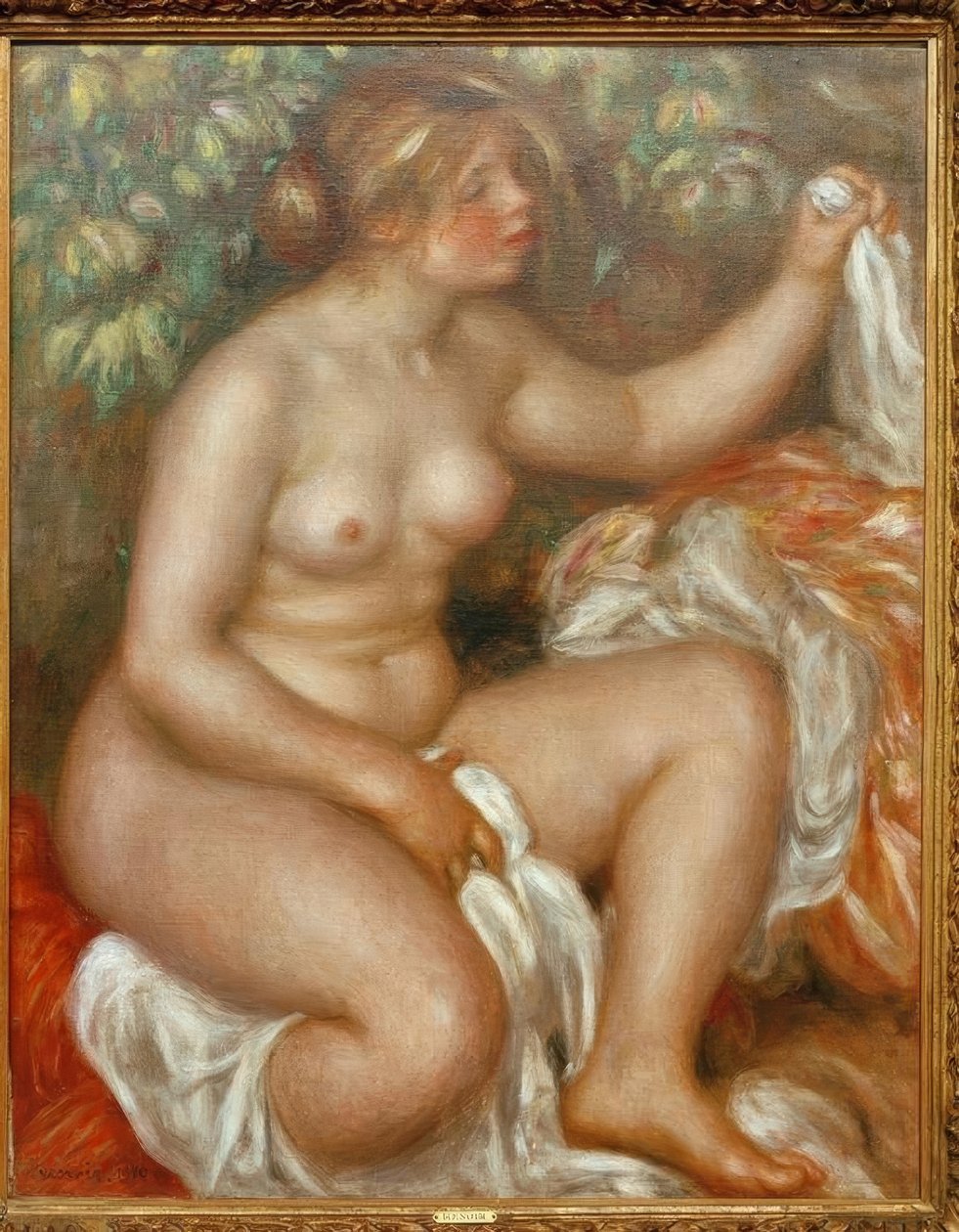 Depois do banho de Pierre Auguste Renoir