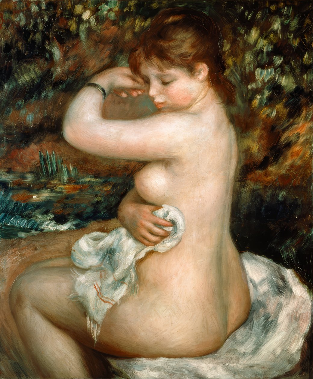 Depois do banho de Pierre Auguste Renoir