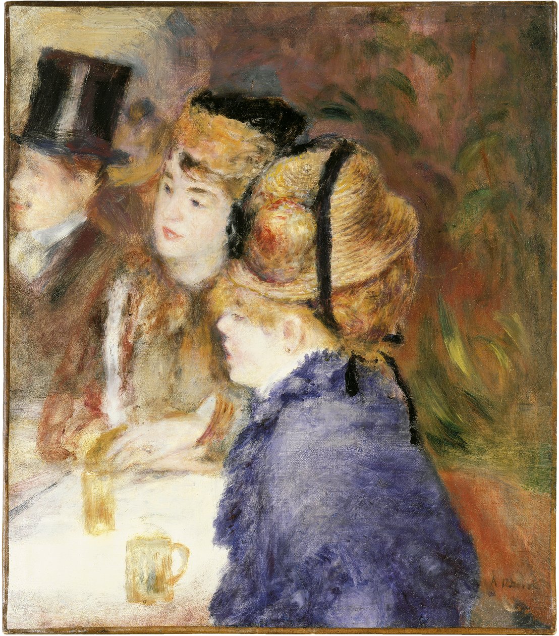 No café de Pierre Auguste Renoir