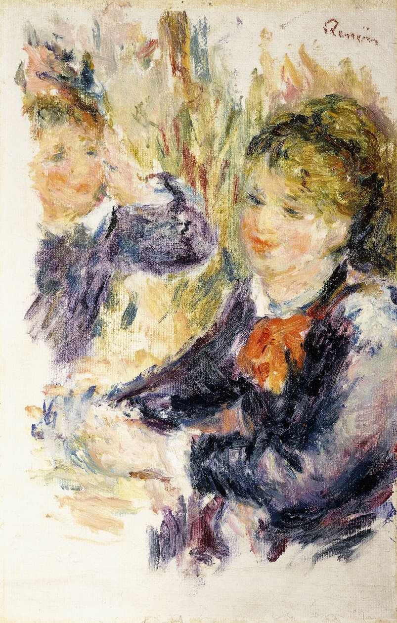 No Milliner; Chez la Modiste, c.1878 de Pierre Auguste Renoir