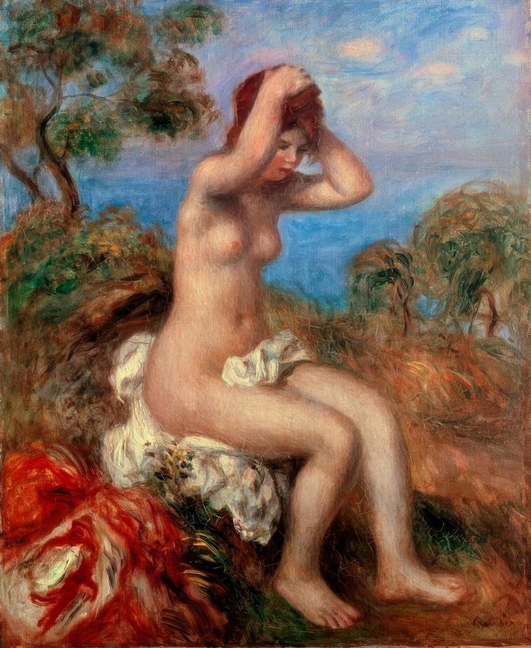 Menina banhista de Pierre Auguste Renoir