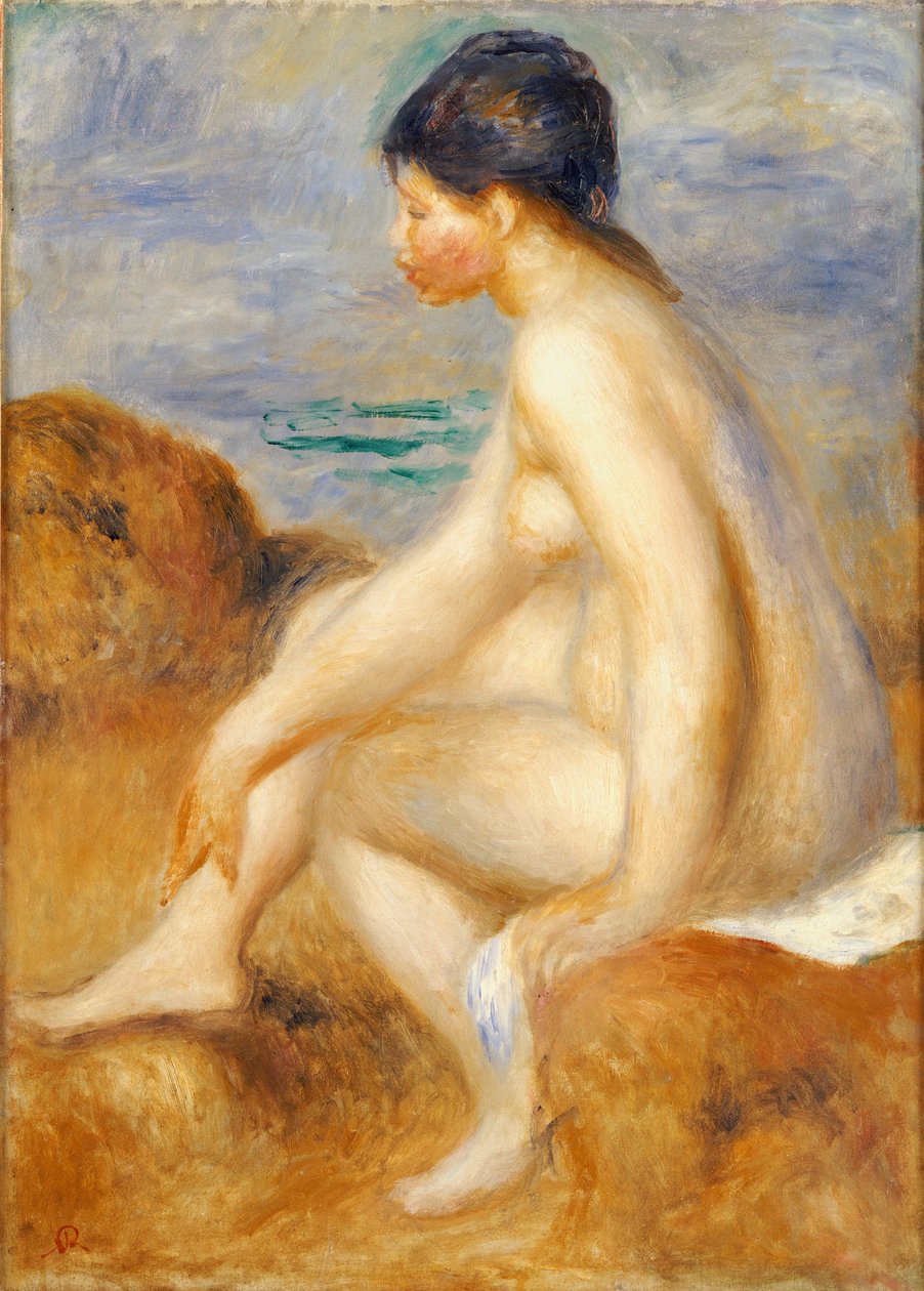 Banhista, c.1892-93 de Pierre Auguste Renoir