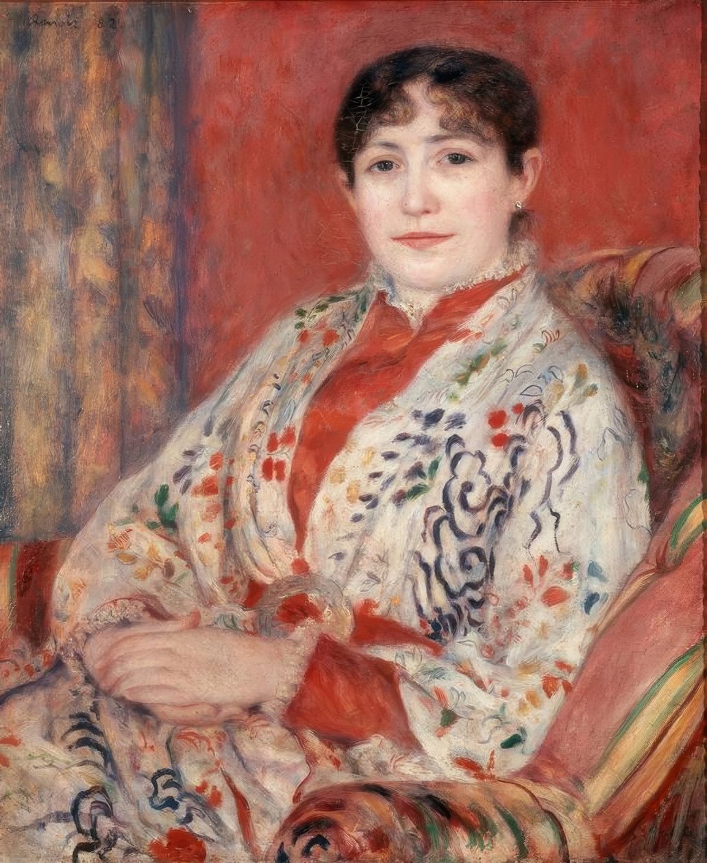 Retrato Madame Leriaux de Pierre Auguste Renoir