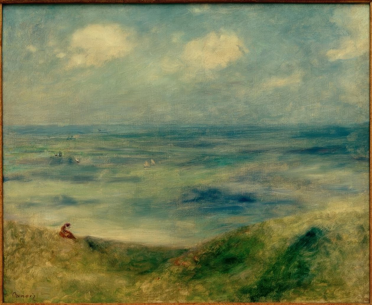 Vista para o mar de Pierre Auguste Renoir