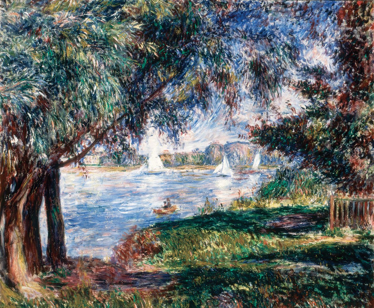 Bougival, 1888. de Pierre Auguste Renoir