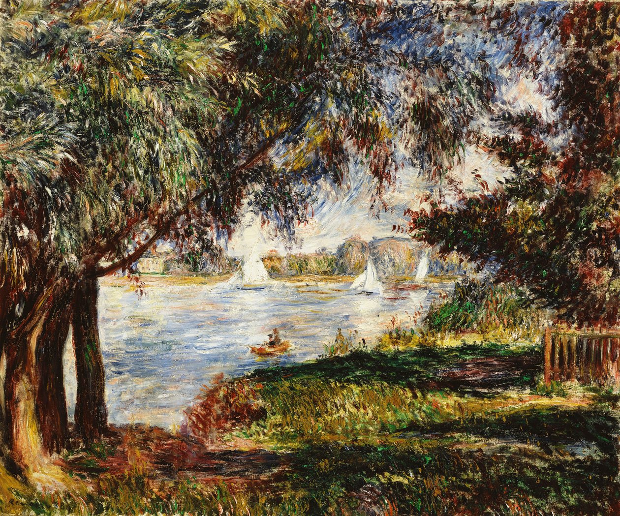Bougival, 1888 de Pierre Auguste Renoir