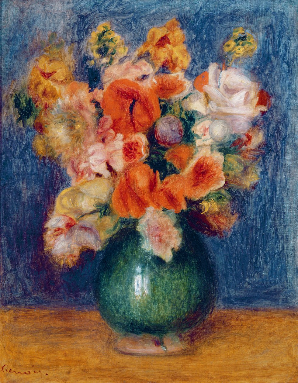 Bouquet, c.1900 (óleo sobre tela) de Pierre Auguste Renoir