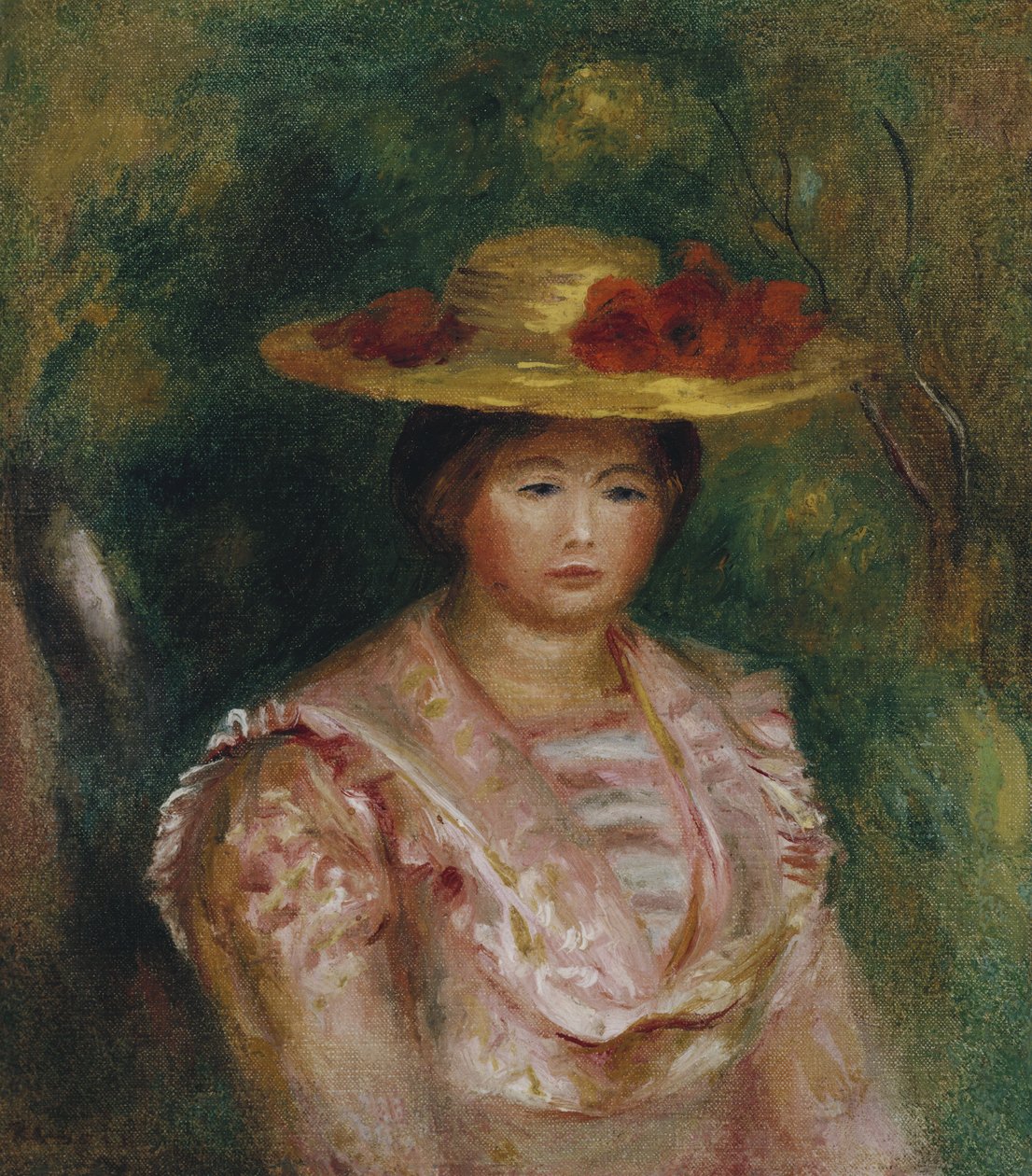 Busto de uma mulher de Pierre Auguste Renoir