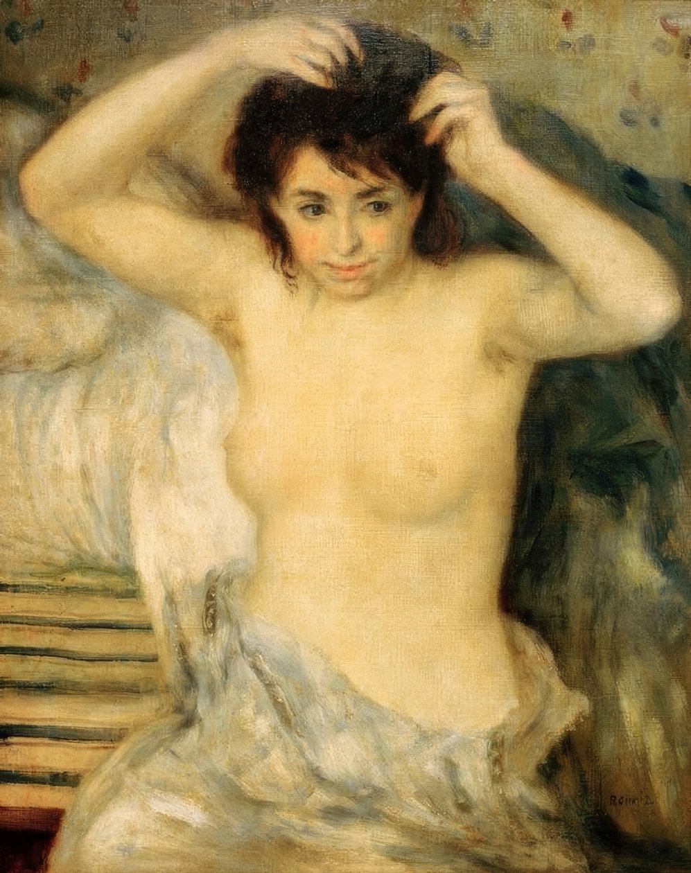 Busto de uma mulher de Pierre Auguste Renoir