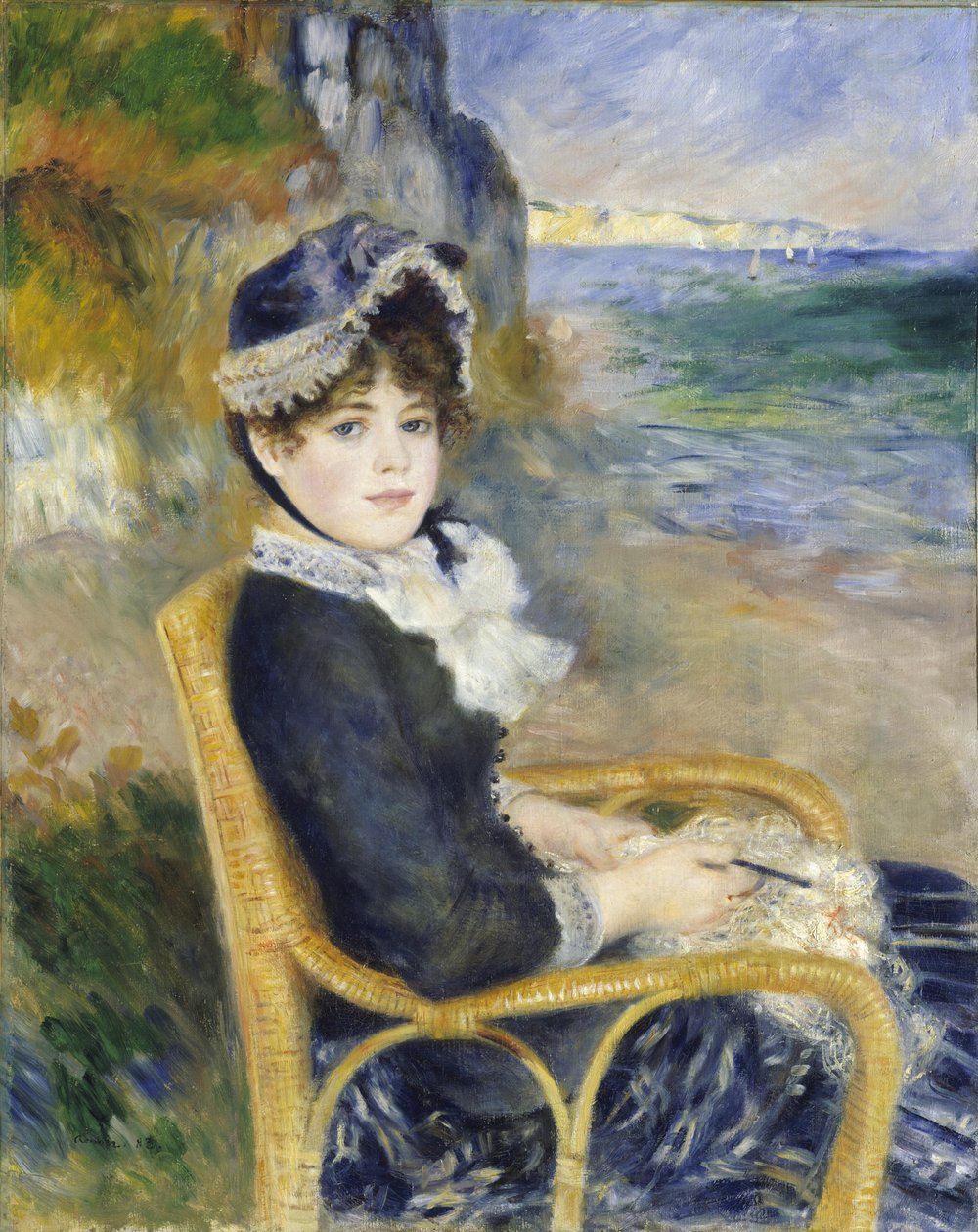 À beira-mar, 1883 de Pierre Auguste Renoir