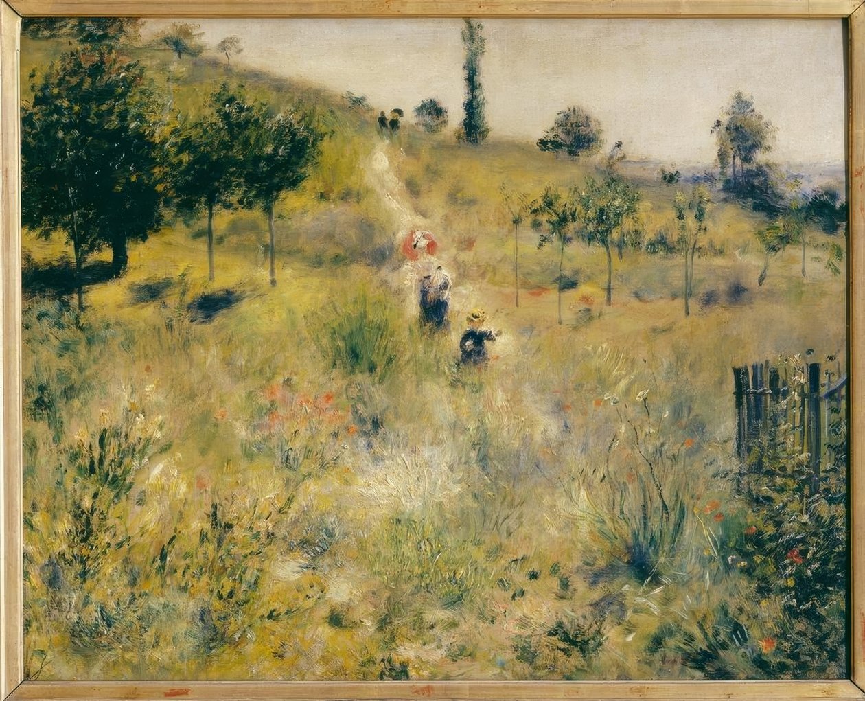 Caminho na grama alta de Pierre Auguste Renoir