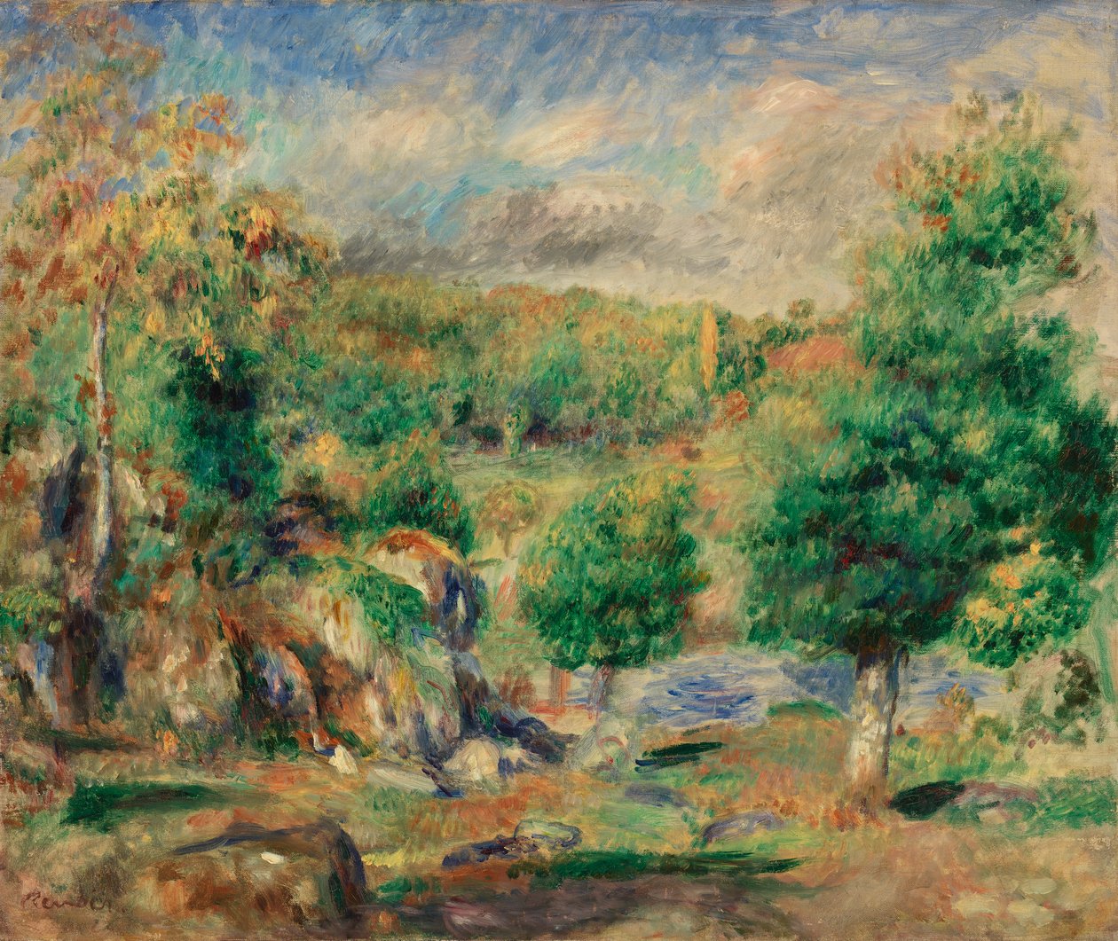 Castanheiros, Pont-Aven de Pierre Auguste Renoir