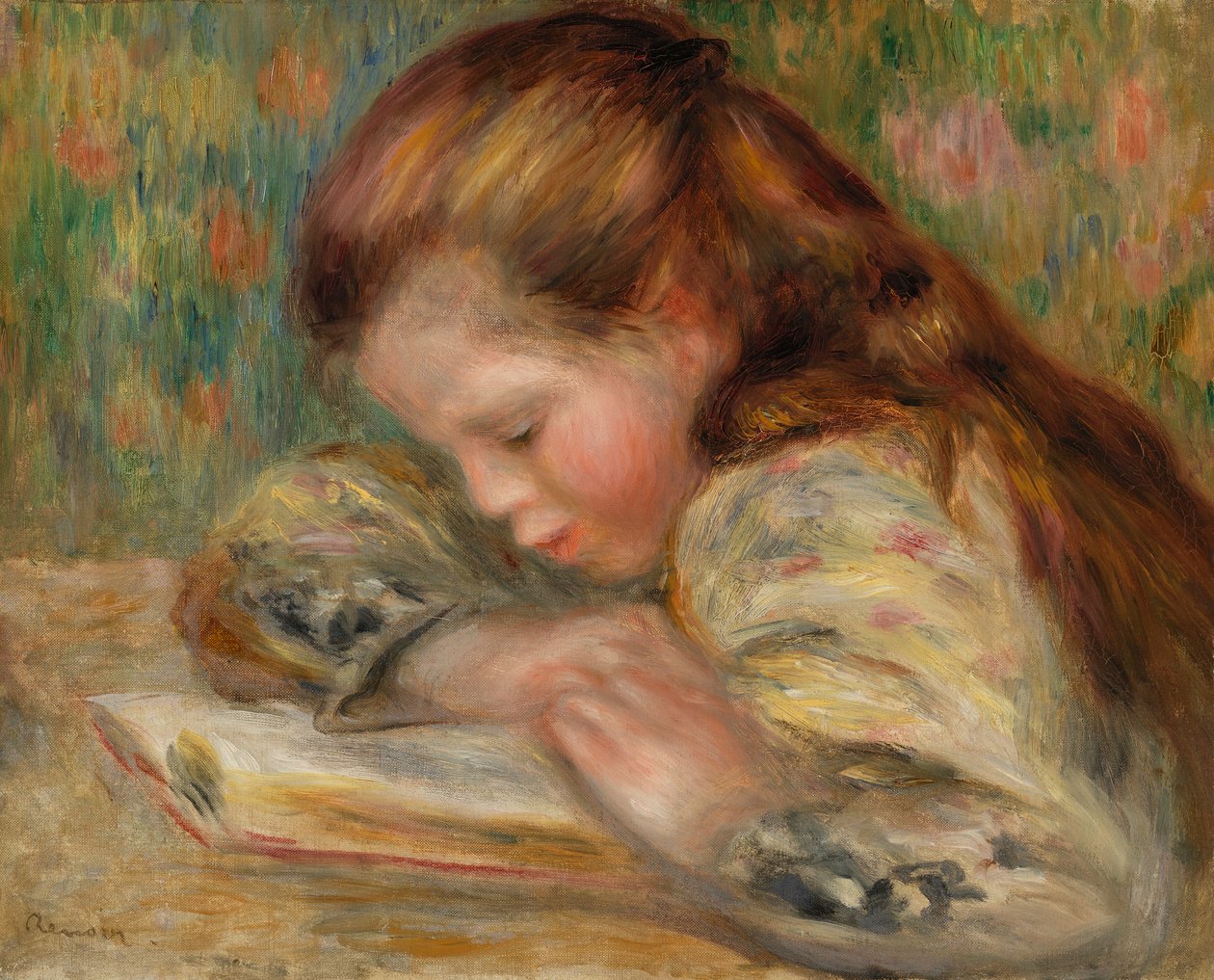 Leitura infantil de Pierre Auguste Renoir