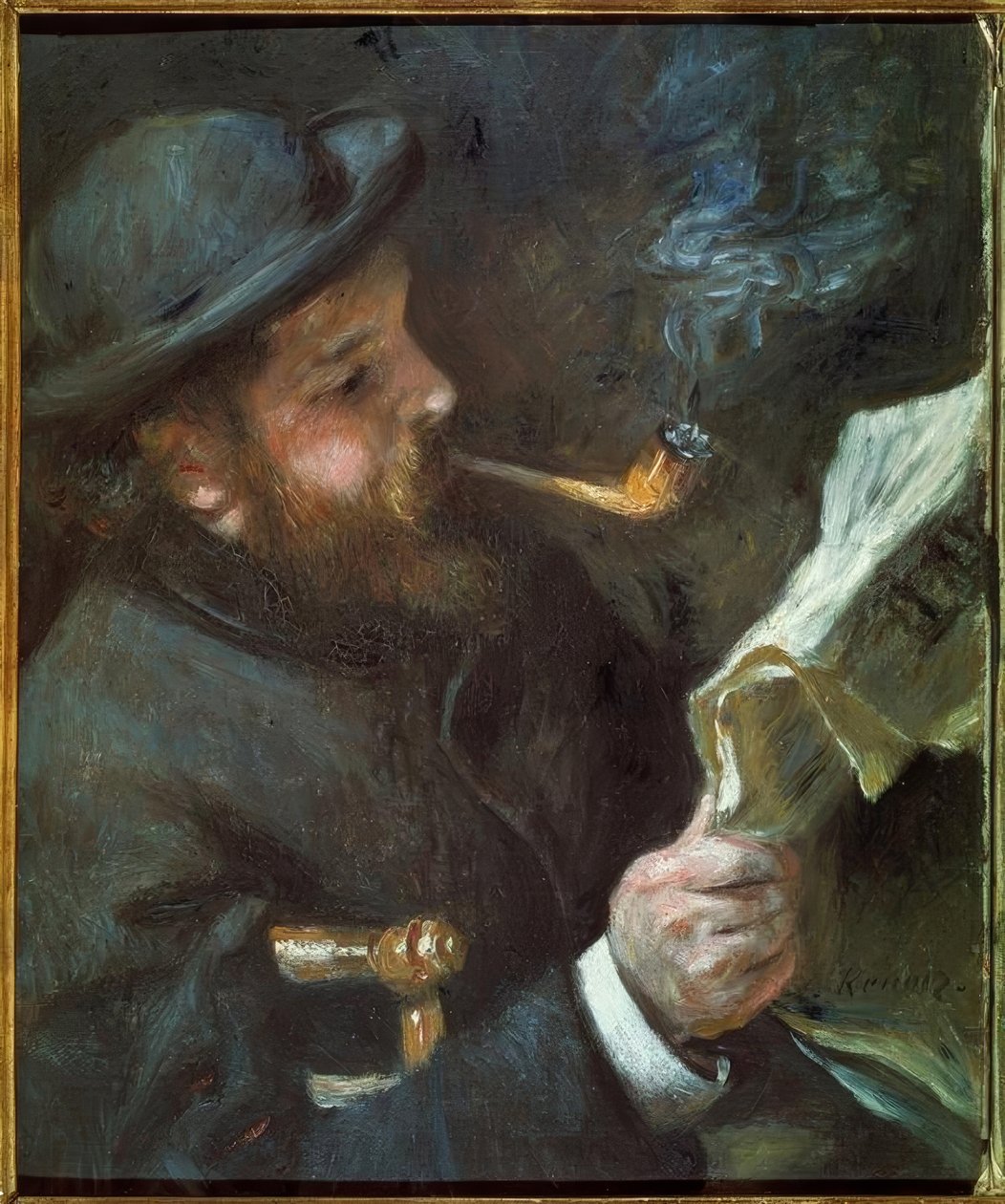 Claude Monet de Pierre Auguste Renoir