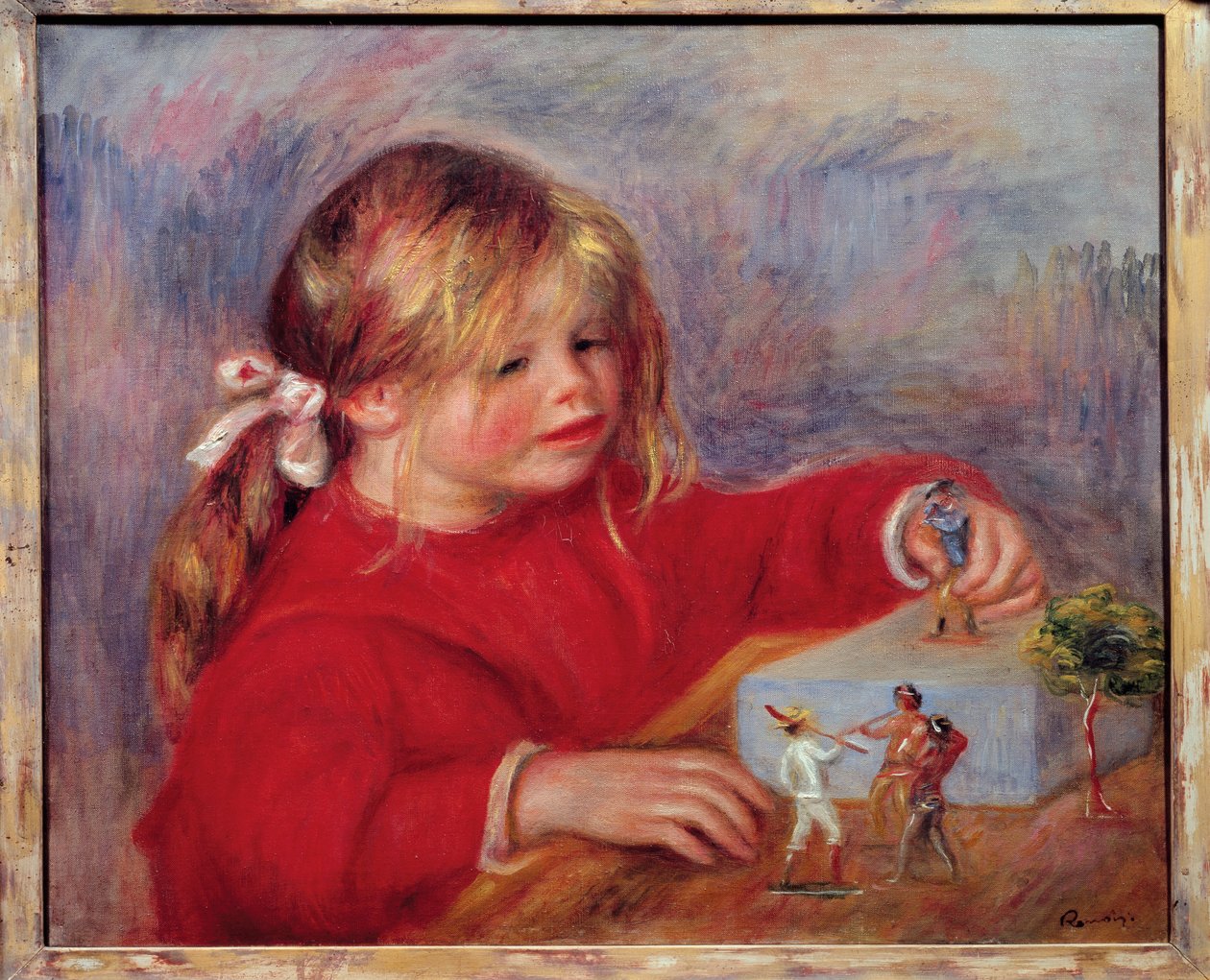 Claude Renoir Brincando de Pierre Auguste Renoir