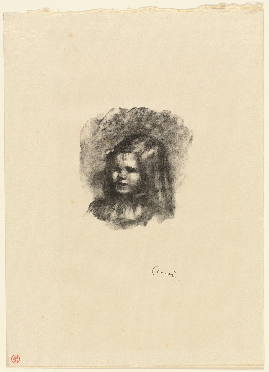Claude Renoir, Virado à Esquerda de Pierre Auguste Renoir