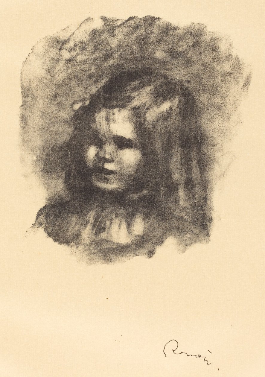 Claude Renoir, vira à esquerda Claude Renoir, vira à esquerda, 1904. de Pierre Auguste Renoir