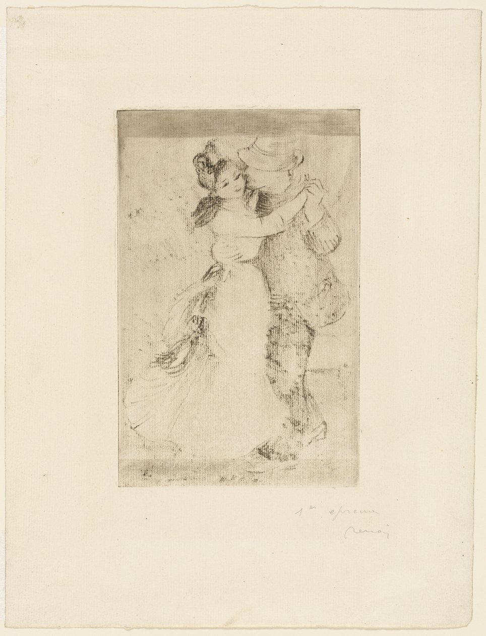Dança no país de Pierre Auguste Renoir