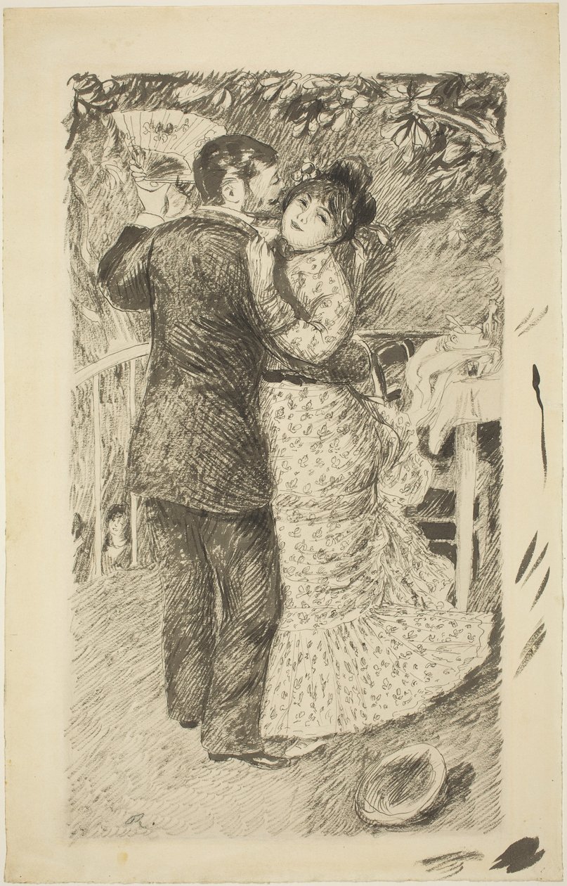 Dança no campo, 1883. de Pierre Auguste Renoir