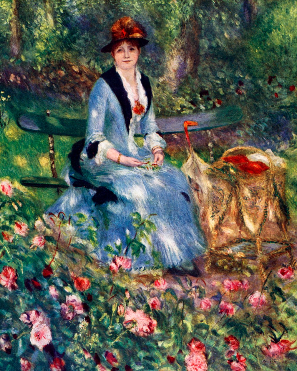 Nas Rosas, 1882, 1929 de Pierre Auguste Renoir