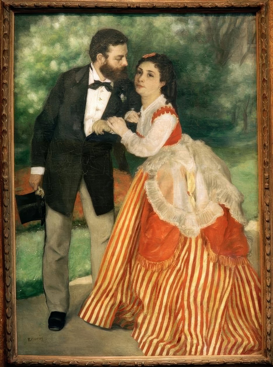 O casal Sisley de Pierre Auguste Renoir