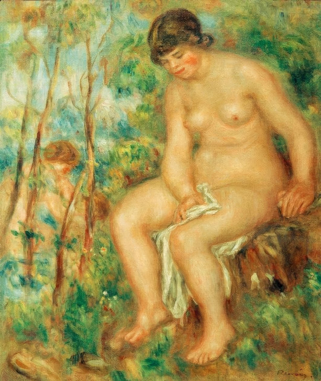 O banhista de Pierre Auguste Renoir