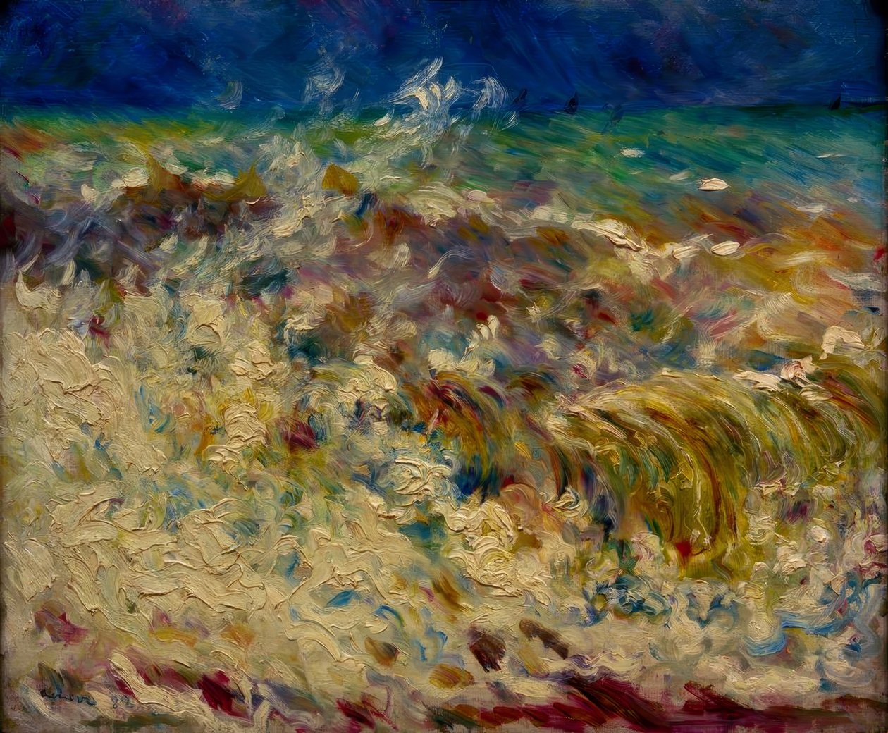 A onda de Pierre Auguste Renoir