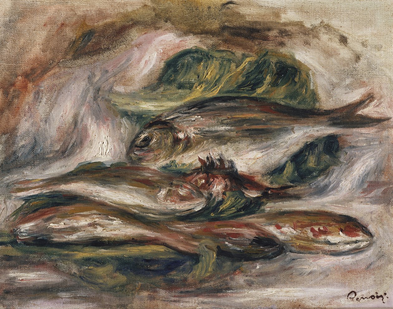 Peixe, c.1919 de Pierre Auguste Renoir
