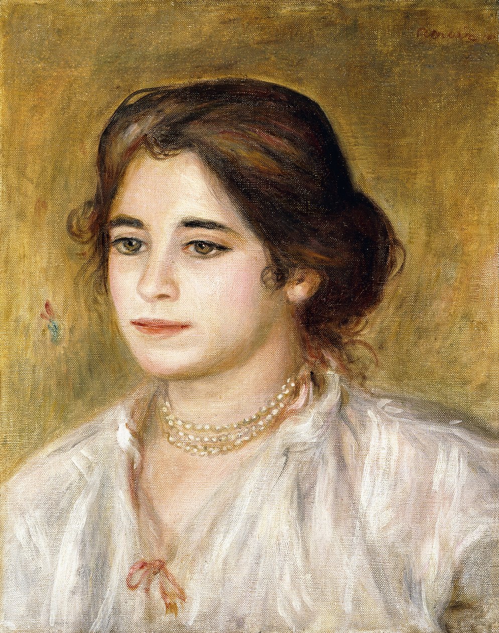Gabrielle au Collier, 1906 de Pierre Auguste Renoir