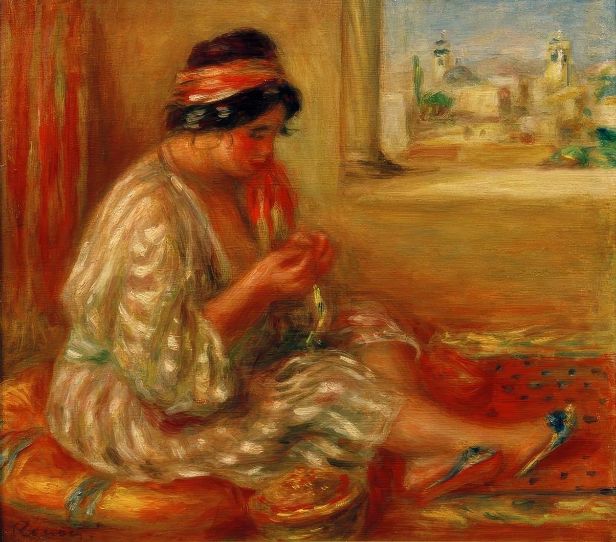 Gabrielle em argelino de Pierre Auguste Renoir