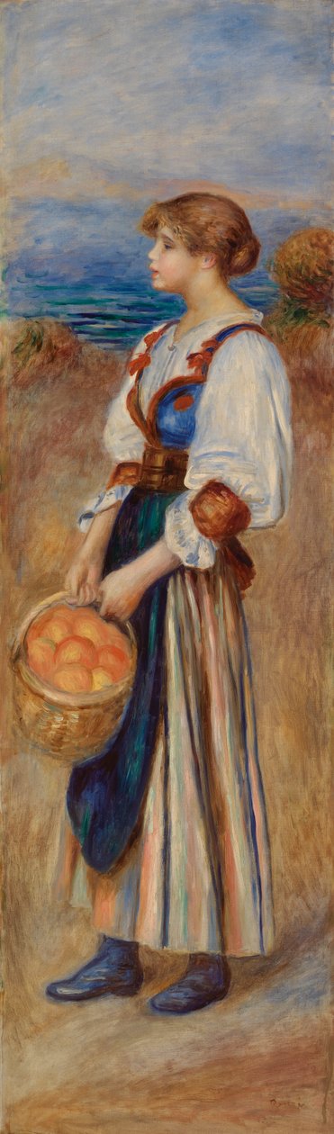 Rapariga com Cesto de Laranjas (Marchande d