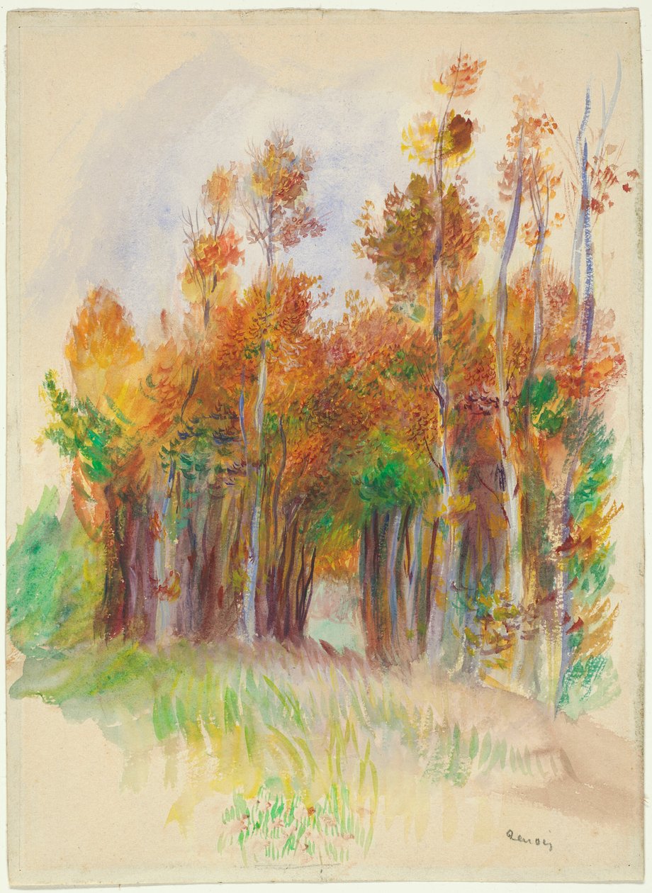 Bosque das Árvores de Pierre Auguste Renoir