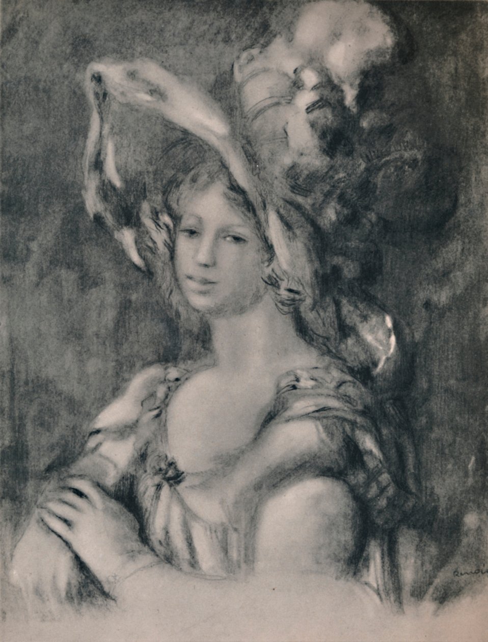 Retrato de meio comprimento de Dieterle, c.1899, 1946 de Pierre Auguste Renoir