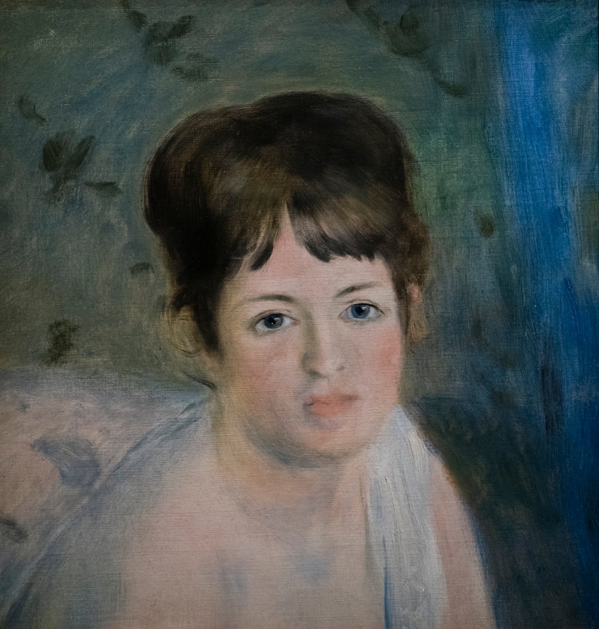 Chefe de uma mulher de Pierre Auguste Renoir