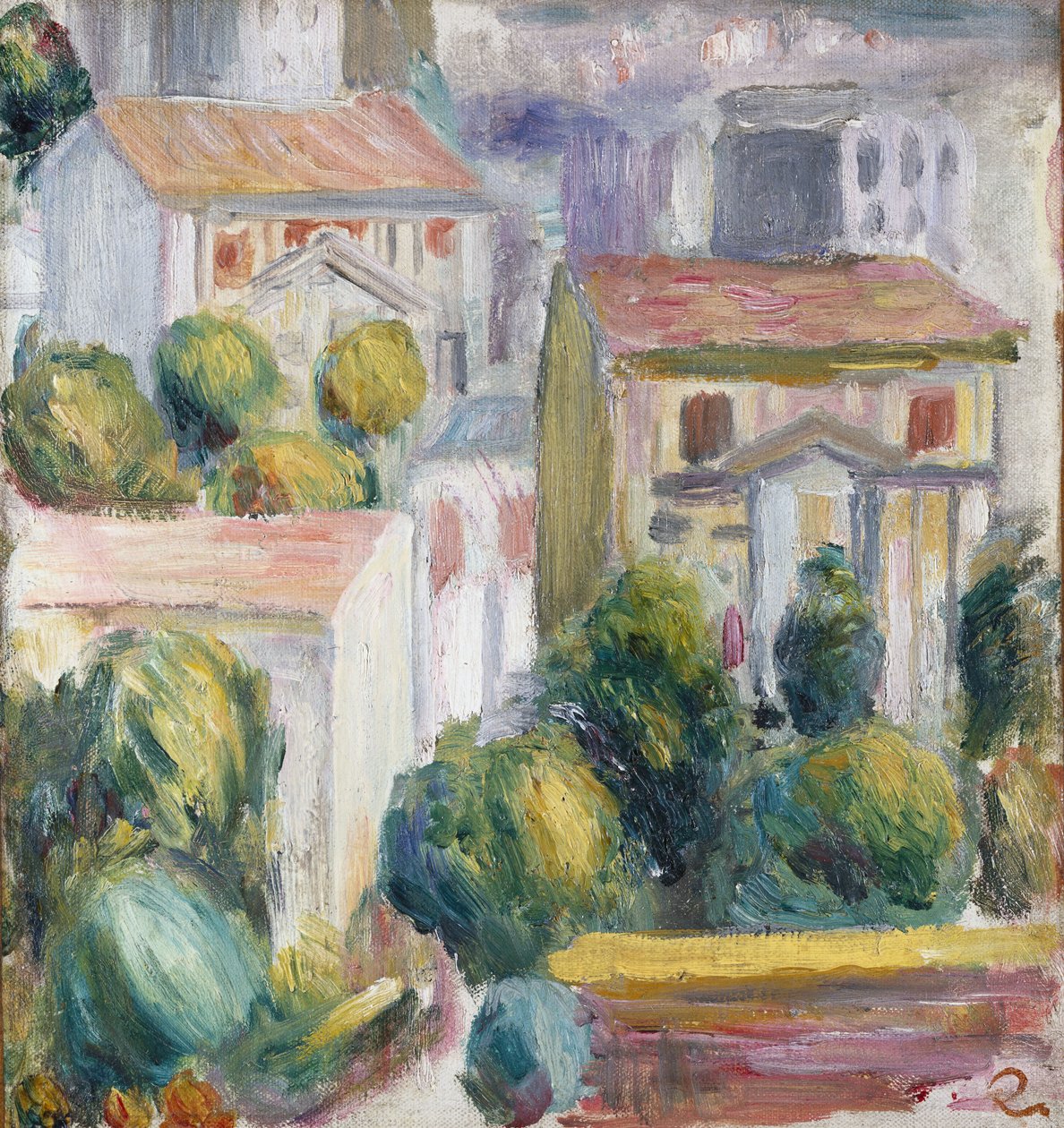 Casa em Cagnes de Pierre Auguste Renoir
