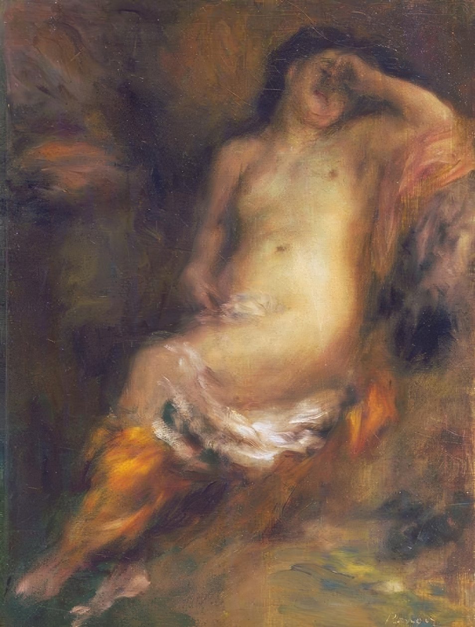 Banhistas afundados durante o sono de Pierre Auguste Renoir