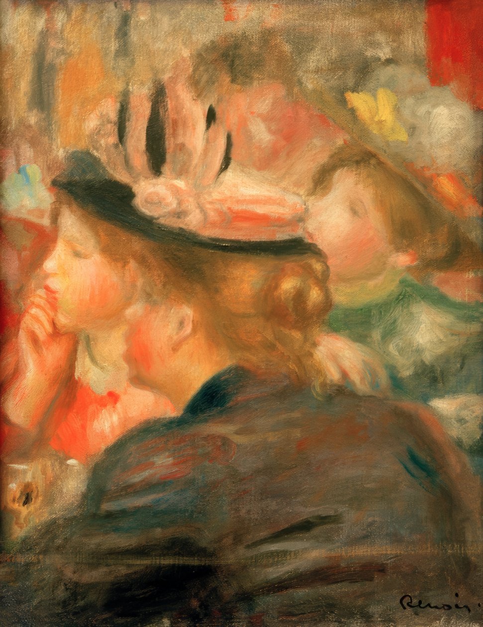 No teatro de Pierre Auguste Renoir